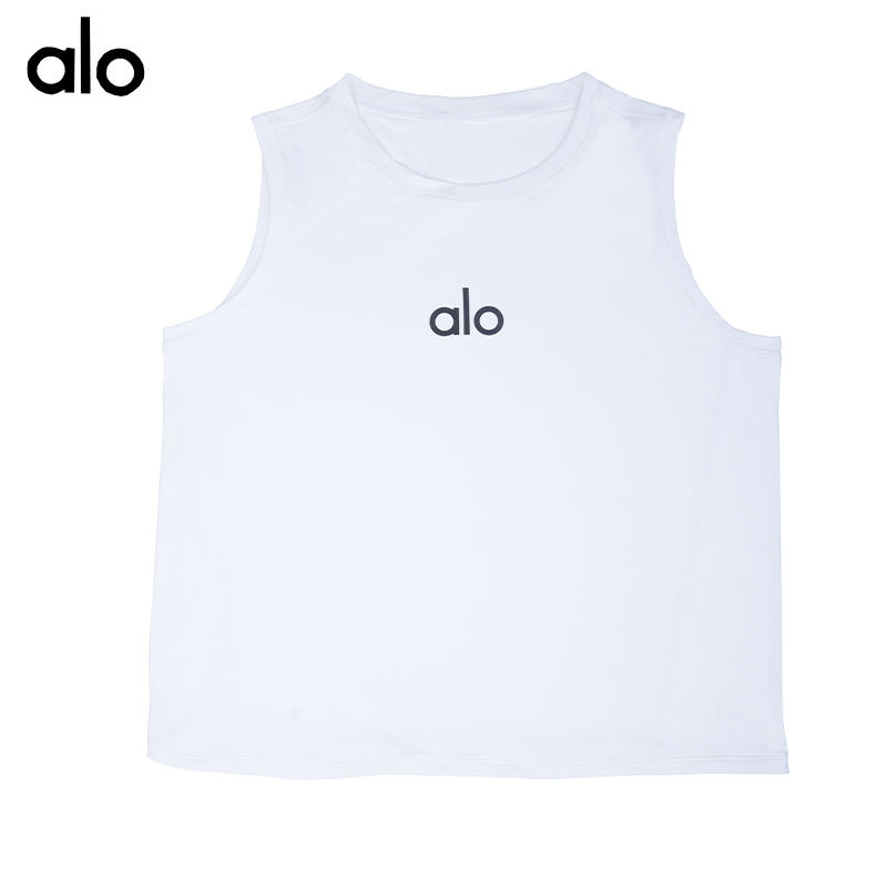 【到手两件】alo新款夏季运动无袖宽松T恤冰丝冰凉透气瑜伽薄款背心