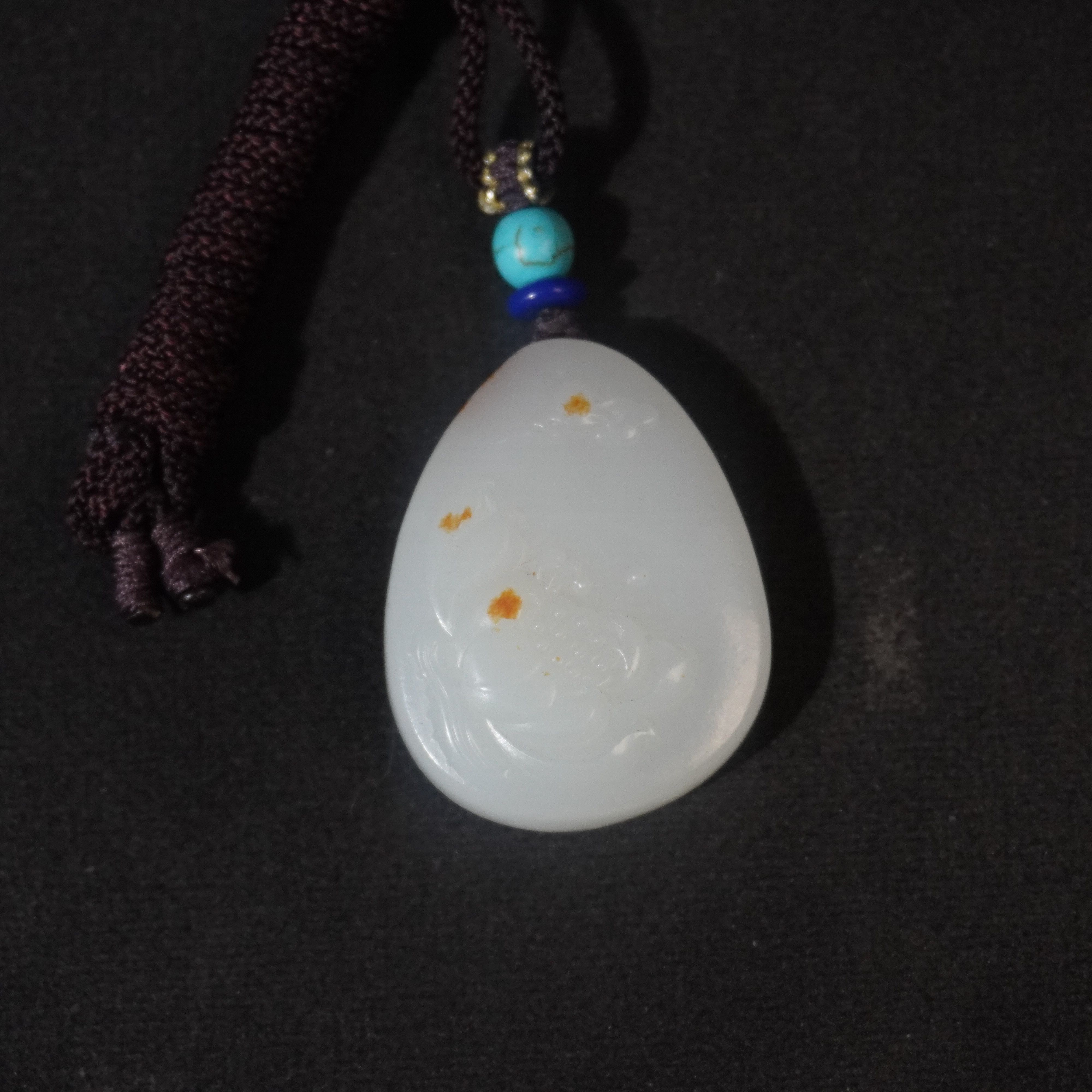 72G63  清 和田玉吊坠