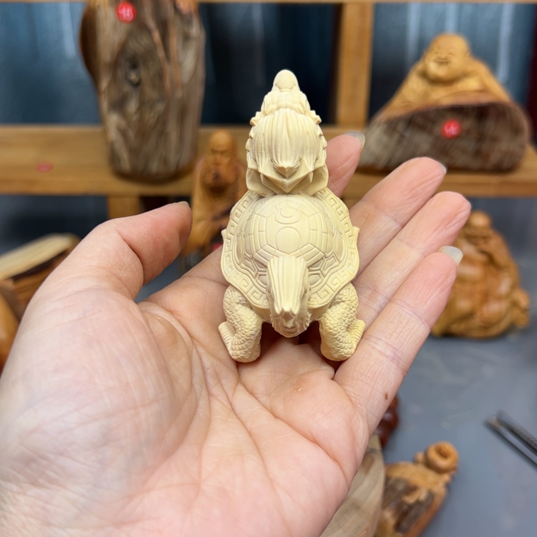 语***熙柏木黄杨木摆件手把件