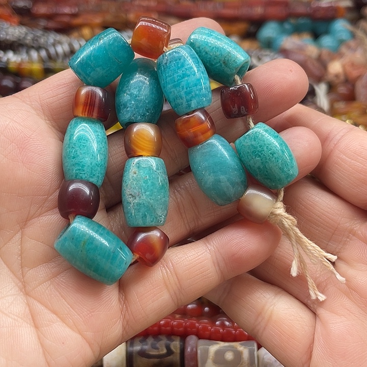 灵***儿玛瑙/玉髓未镶嵌颈饰