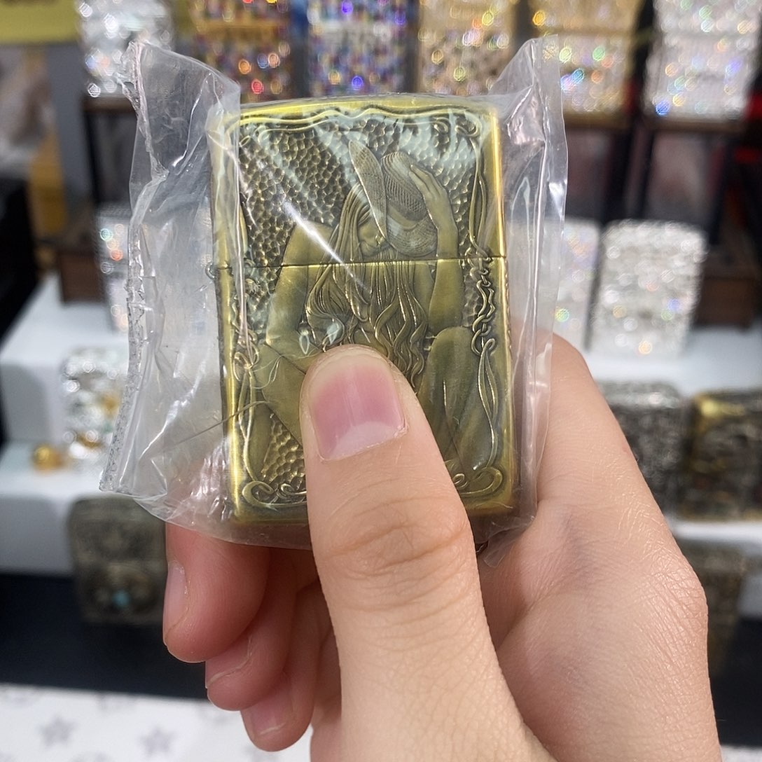 镜面烟*五面黄铜牛仔女郎