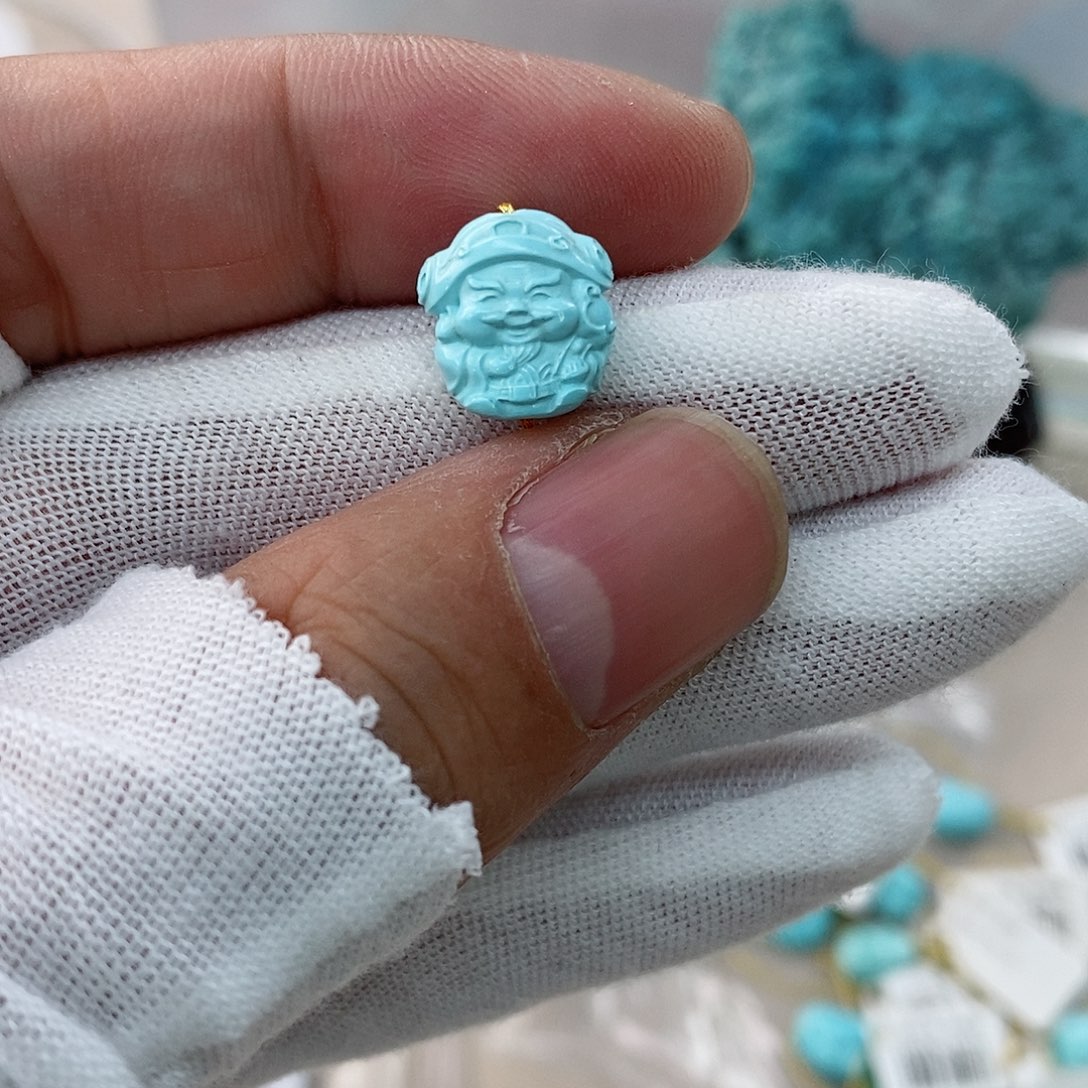 绿松石珠宝奇石未镶嵌