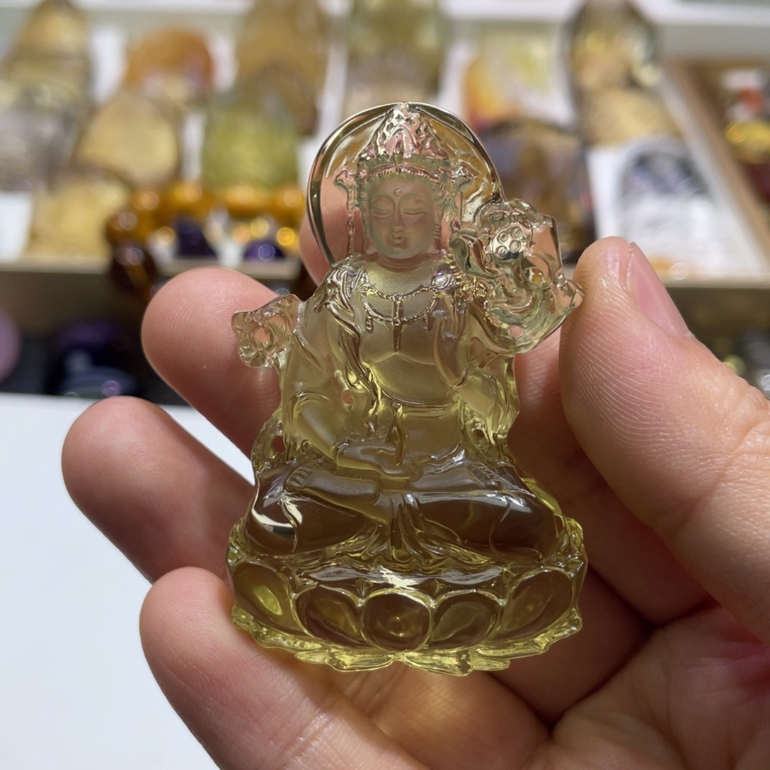 水晶颈饰未镶嵌l****g定制