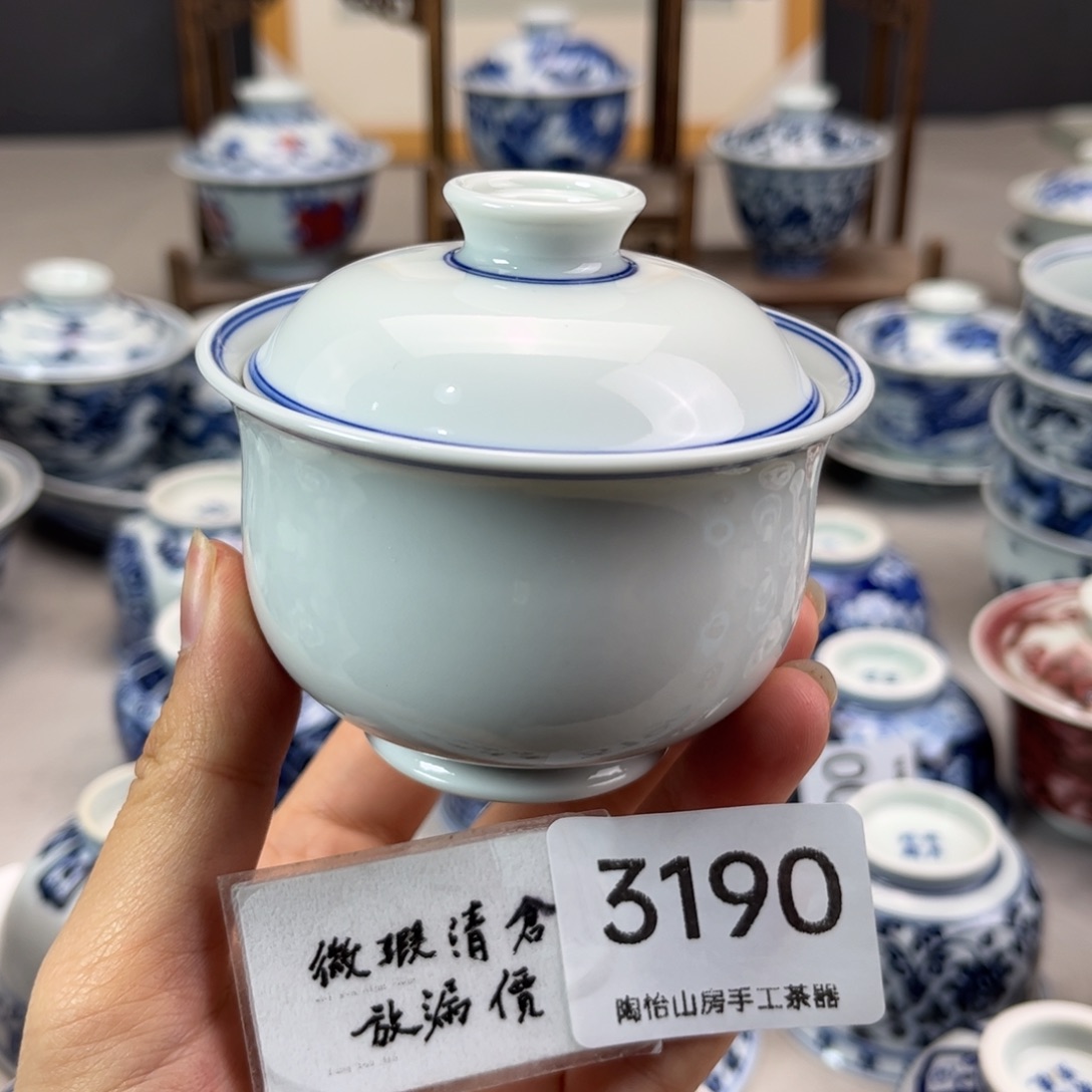 微瑕不退不换手绘杯3190燕子
