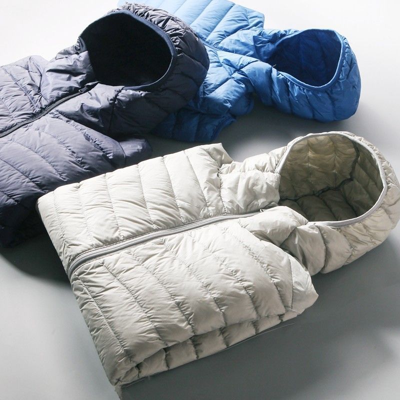 波司登极地断码捡漏秋冬新款轻薄羽绒服男立领连帽简约轻便保适用