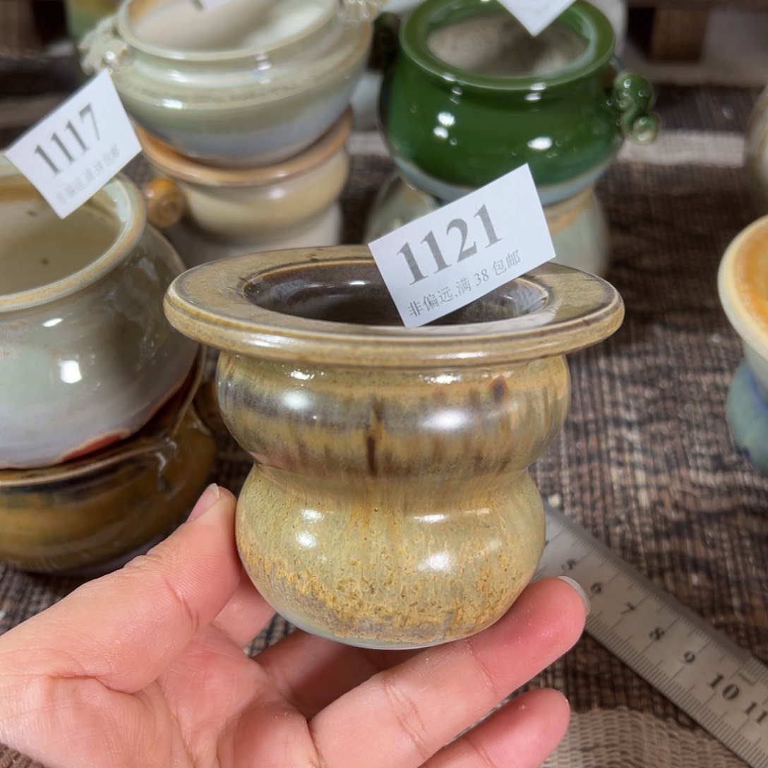 红陶景德镇手工花盆