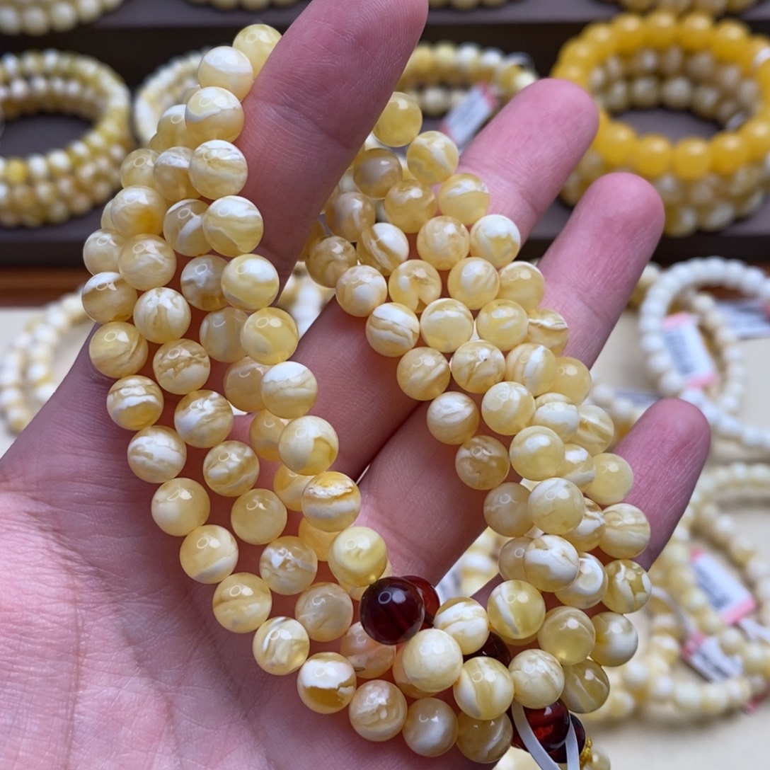 琥珀未镶嵌珠宝奇石7➕mm