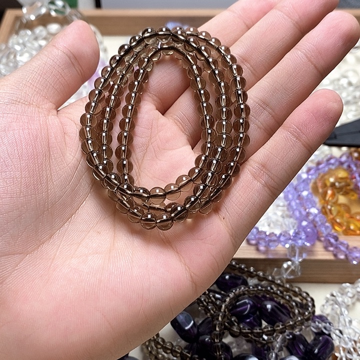 非金属无卡6mm茶三圈