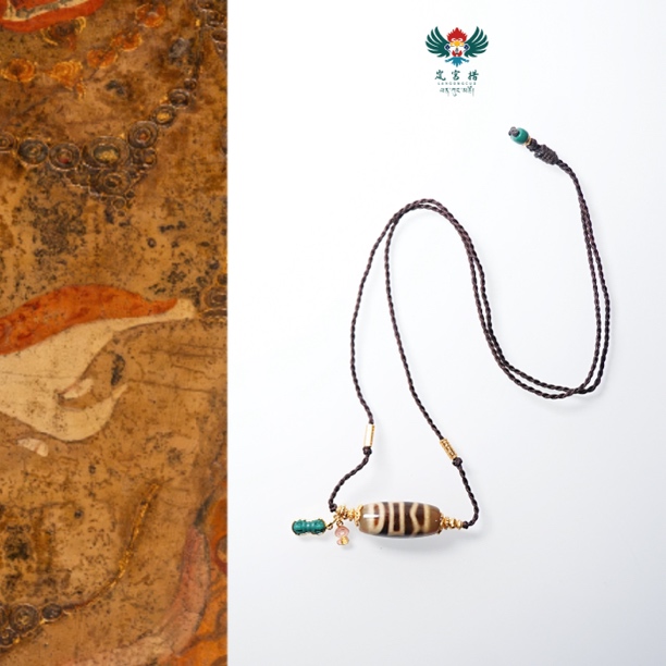 岚宫措｜息增怀天珠项链 G193