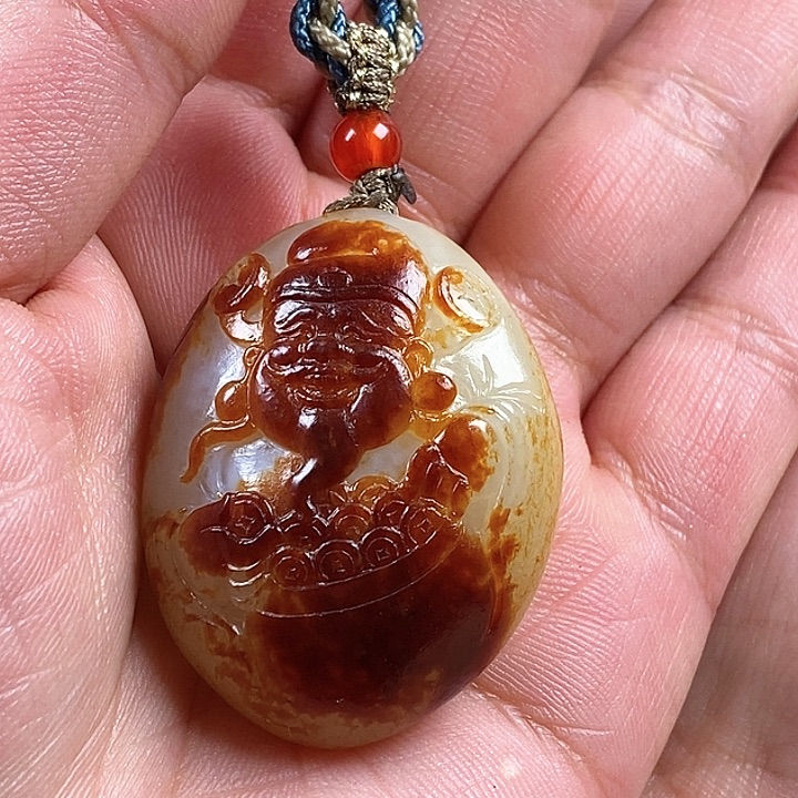 和田玉挂件未镶嵌润*