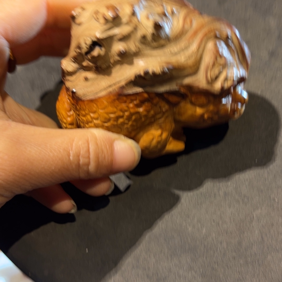 壹***子崖柏太行崖柏金蟾手把件