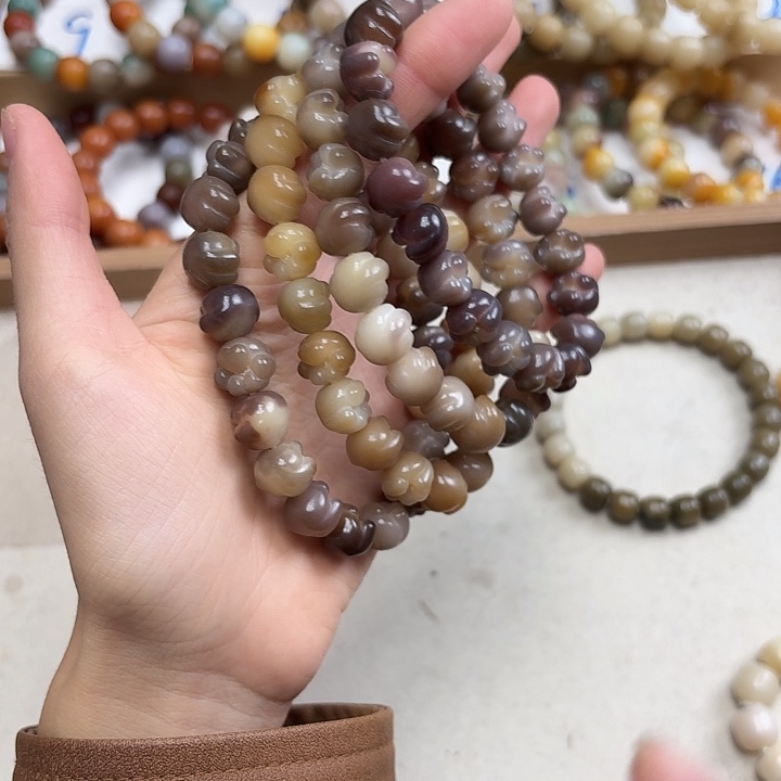 菩提根/象牙果手串卡12猫爪