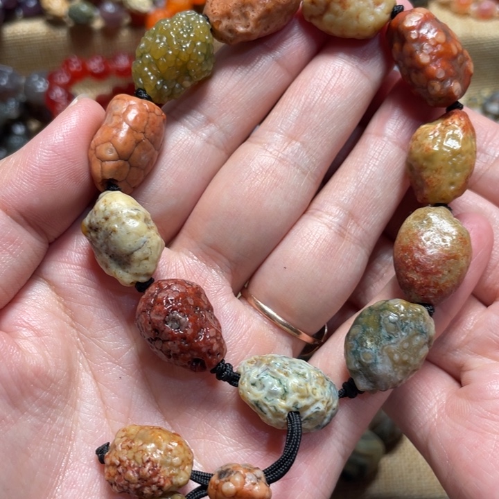 玛瑙/玉髓合金手链