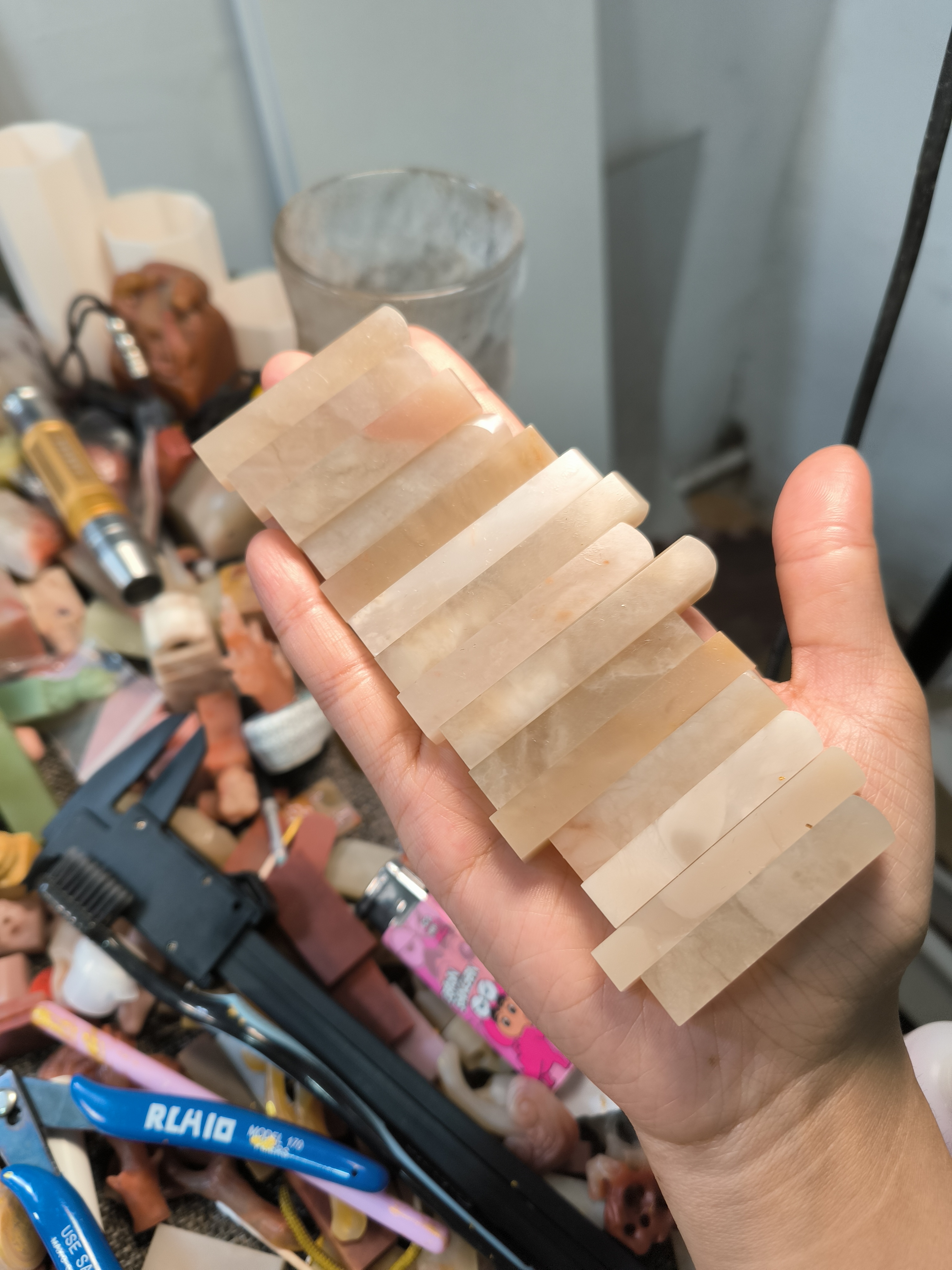 老挝石牙签0.8牙签 15个