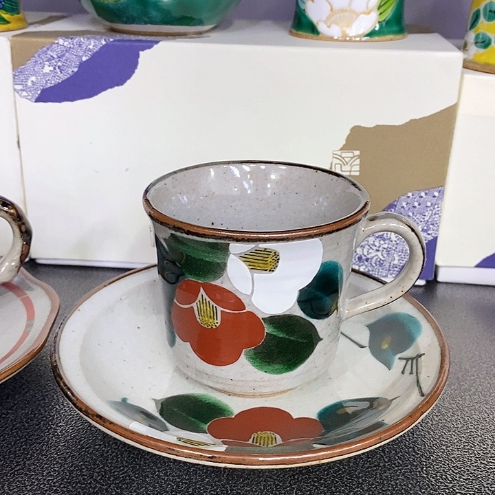 摆件进口瓷器九谷