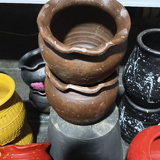 古铜色花边口径15高度13到手两个默认无孔（需要打孔自行备注）