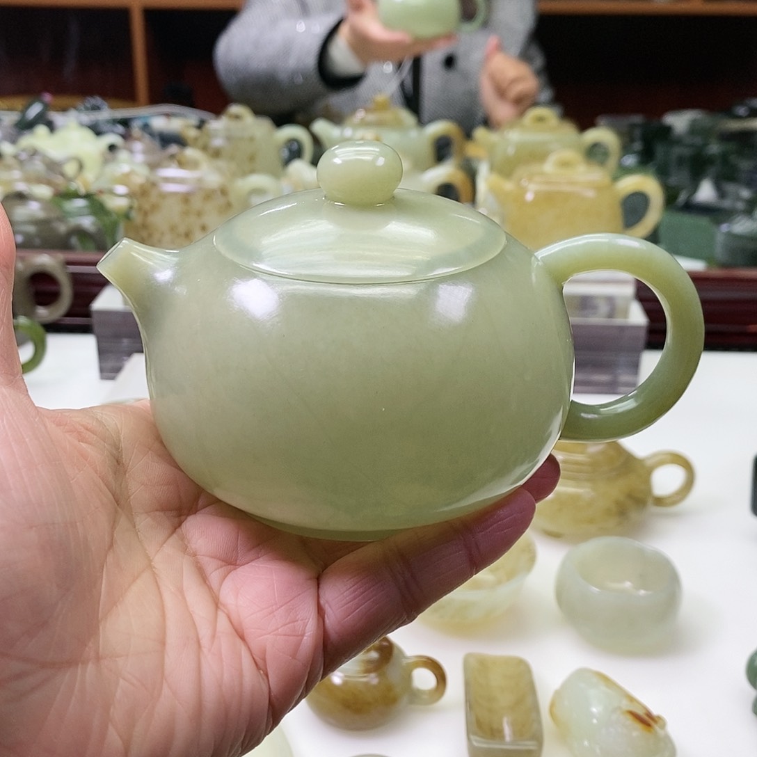 和田玉茶壶未镶嵌