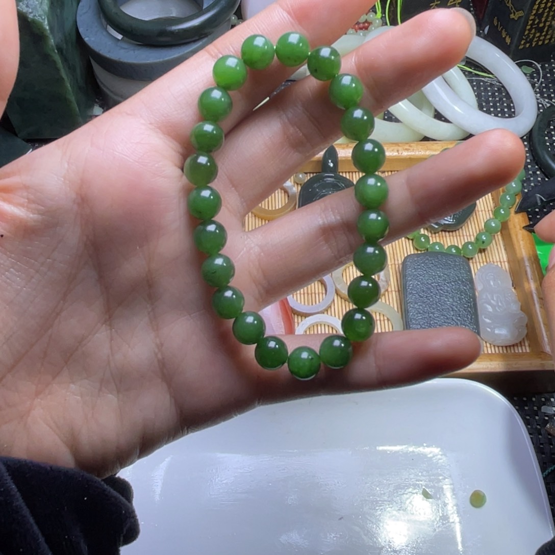 未镶嵌和田玉珠宝半成品13
