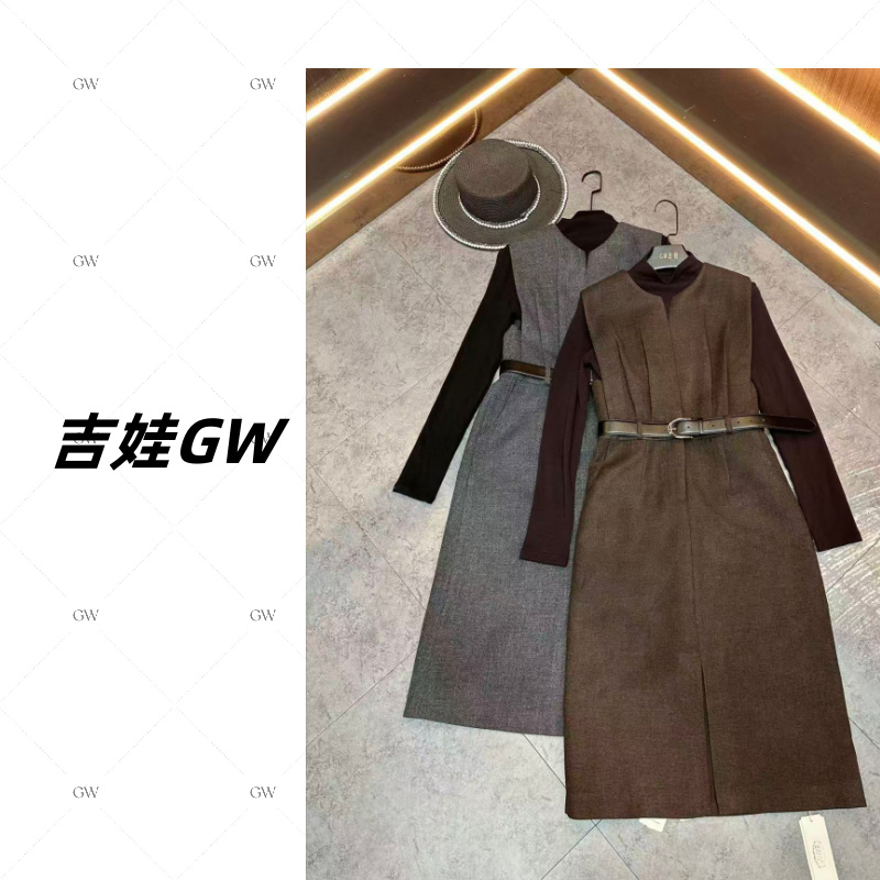 GW新款早秋时尚气质显瘦百搭优雅休闲高级感套装85517-1