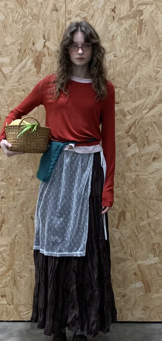 119古着女款长袖针织衫春夏秋冬季毛衣复古时尚上衣