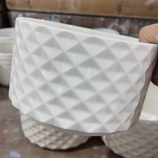 多肉绿植陶瓷花盆，有孔