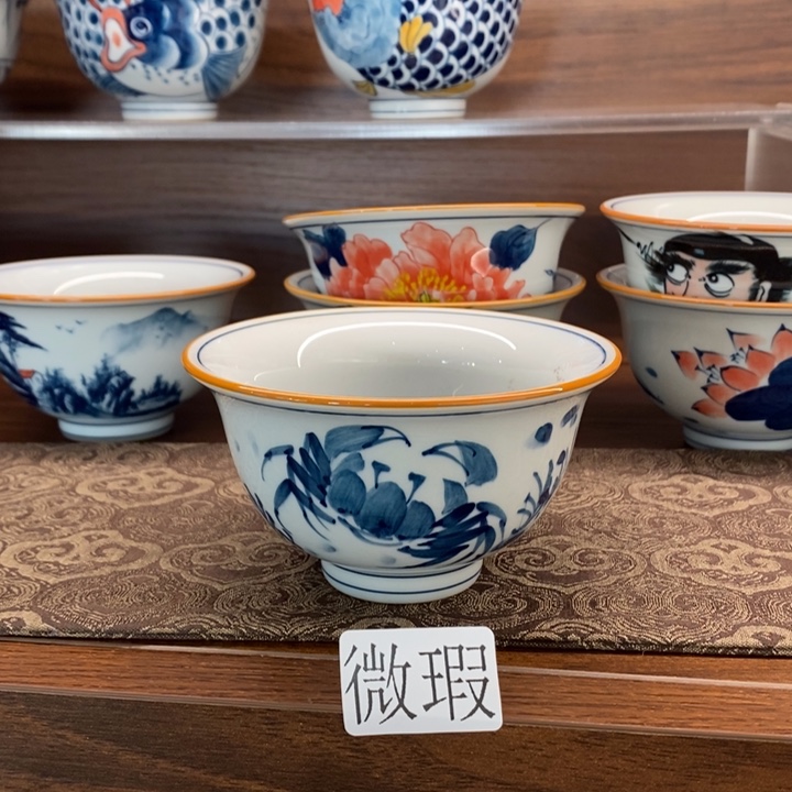  釉下老陶泥手工绘制