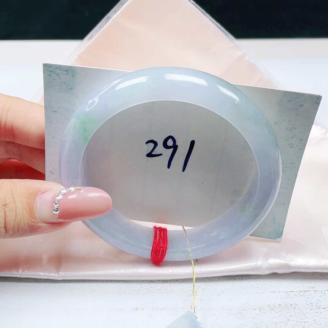 翡翠未镶嵌手镯 正圈58+