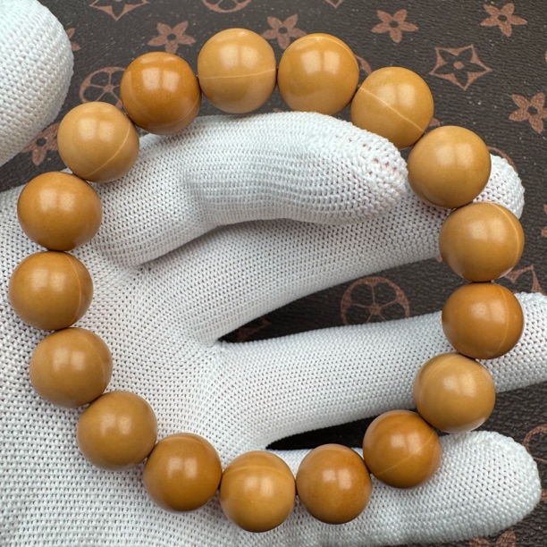 佰枷出品-猴头核桃全品反油正圆光珠13+