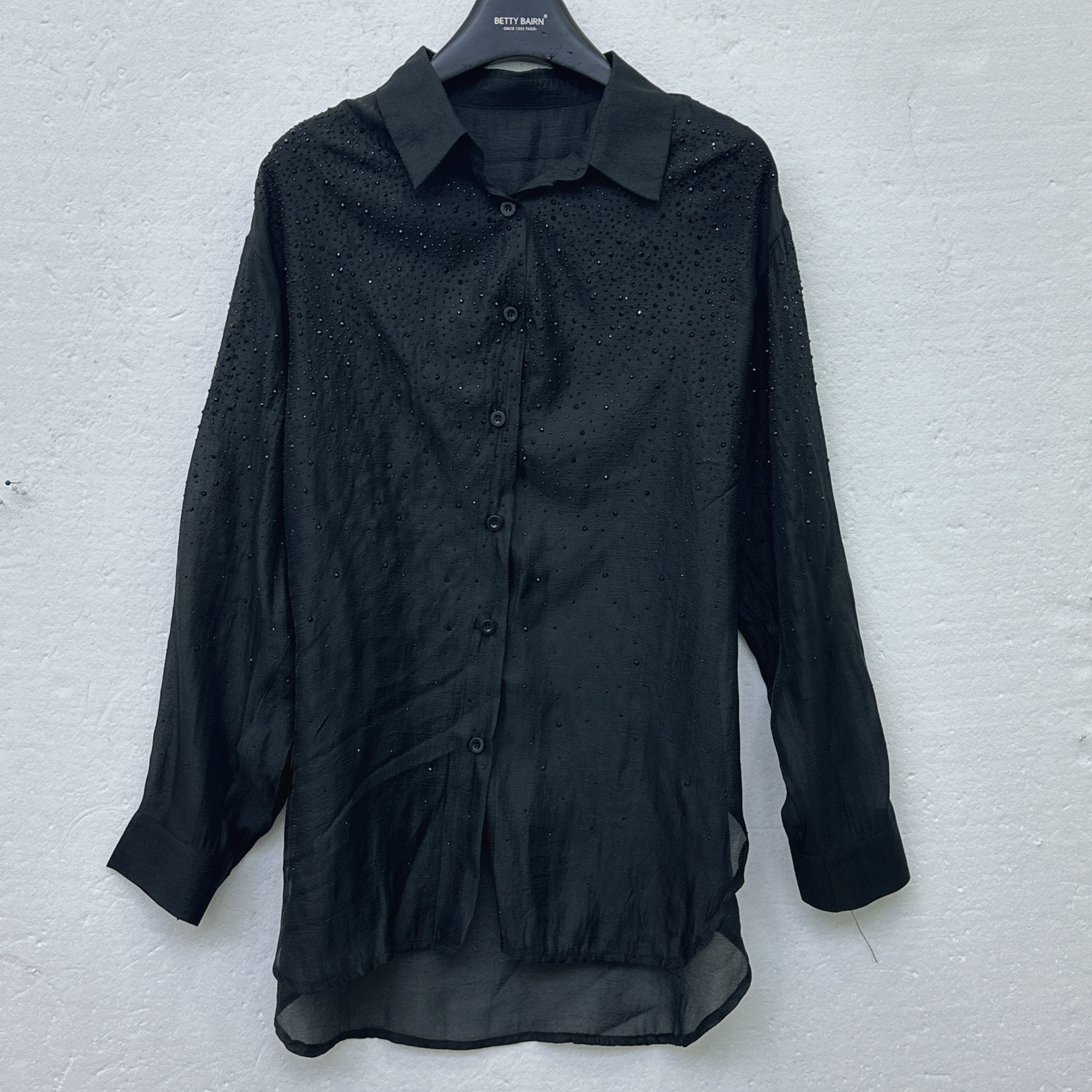 丽丽家 时尚感带钻设计师百搭显瘦开衫上衣