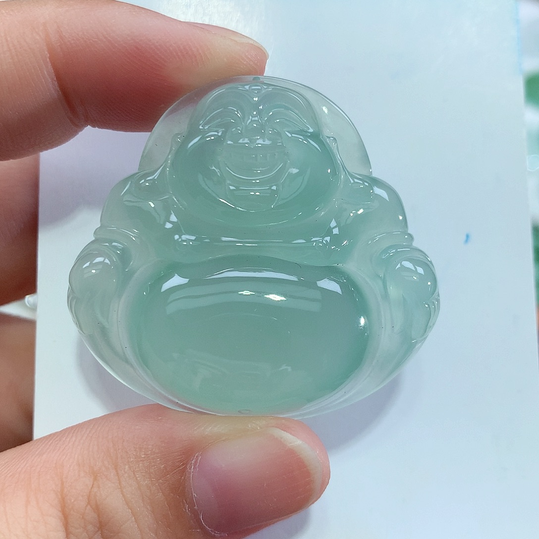 颈饰未镶嵌翡翠佛
