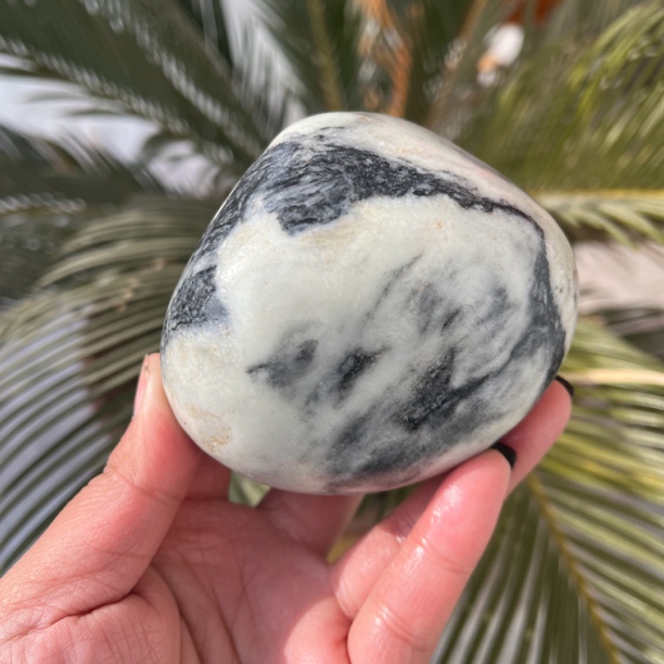 和田玉大手把好看玉石把玩有意境玩料大气青花送礼油润老熟玉化