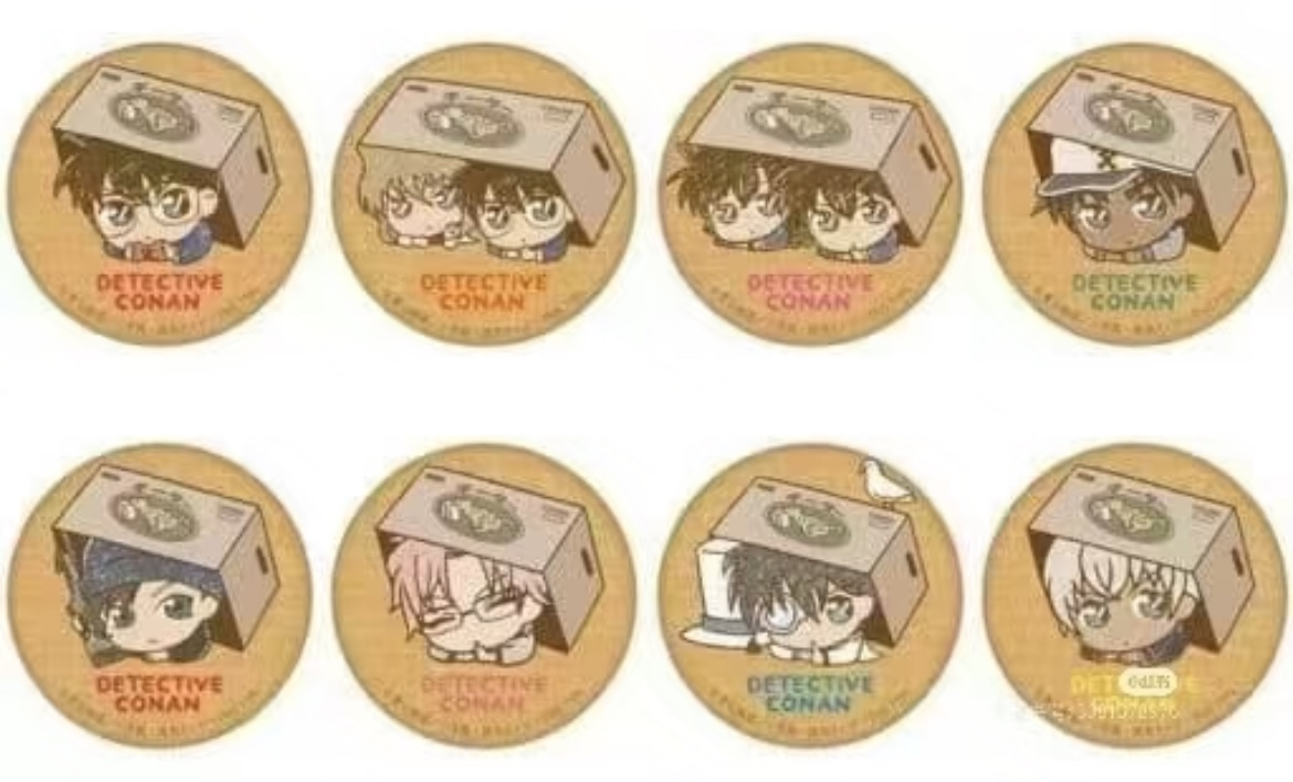 【欧一】名侦探柯南 月台一弹/箱子/修车吧唧 盲盒