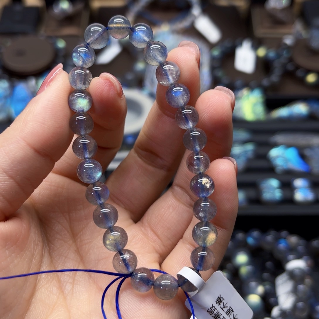 长石手链未镶嵌7.3左右