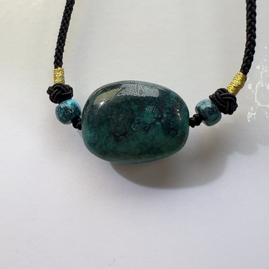 绿松石未镶嵌挂件