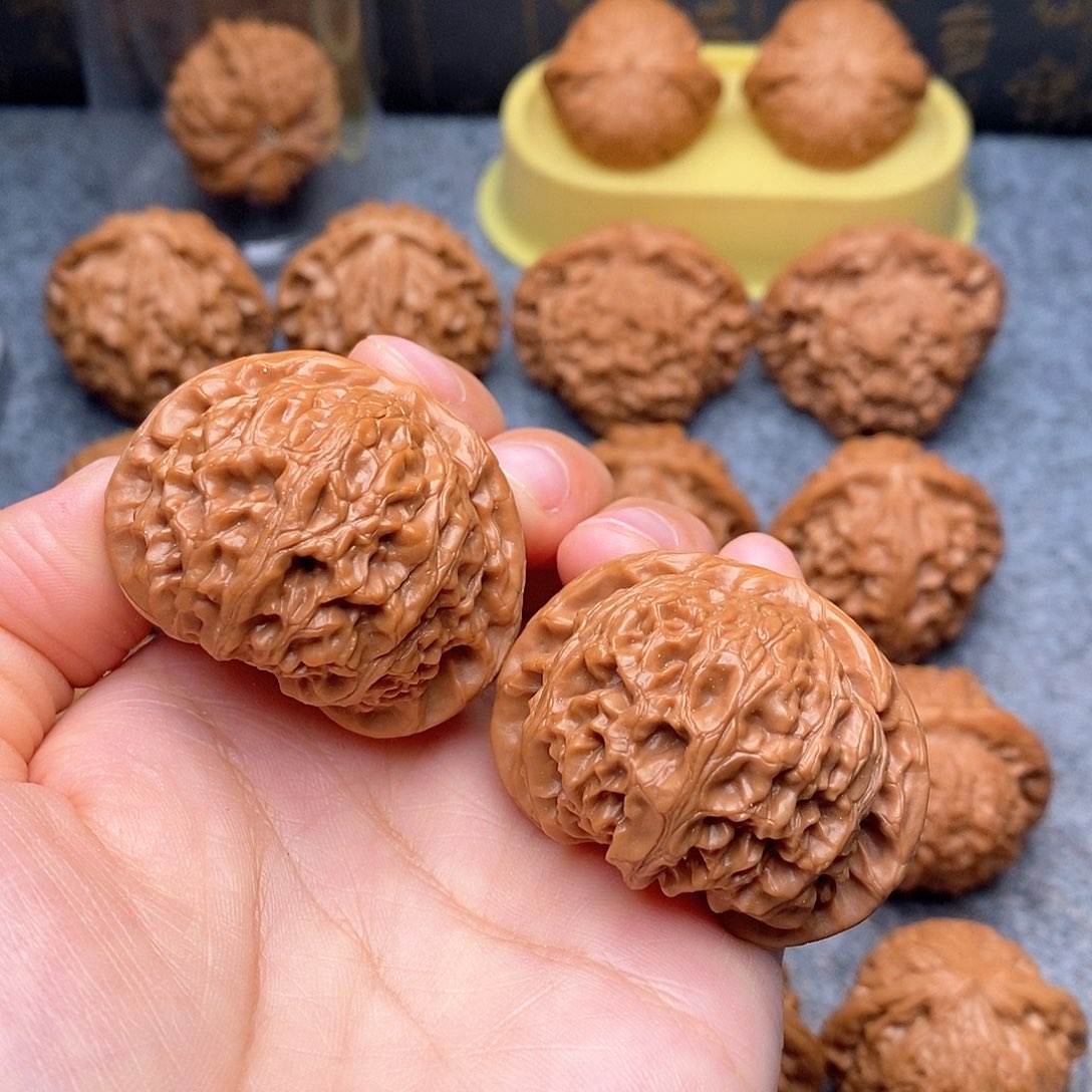 文玩核桃把件肉球宫灯43尺精品