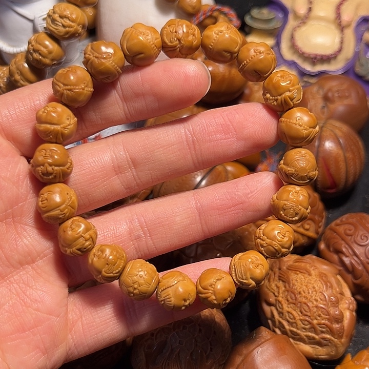 橄榄核手串/手链猴头1.12弥勒