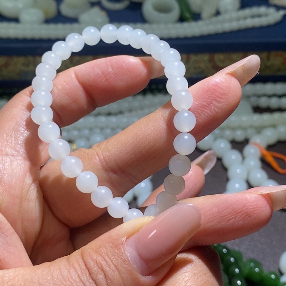 和田玉手链未镶嵌