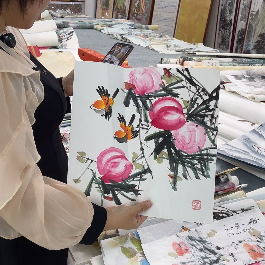 国画纯手绘国画山水花鸟