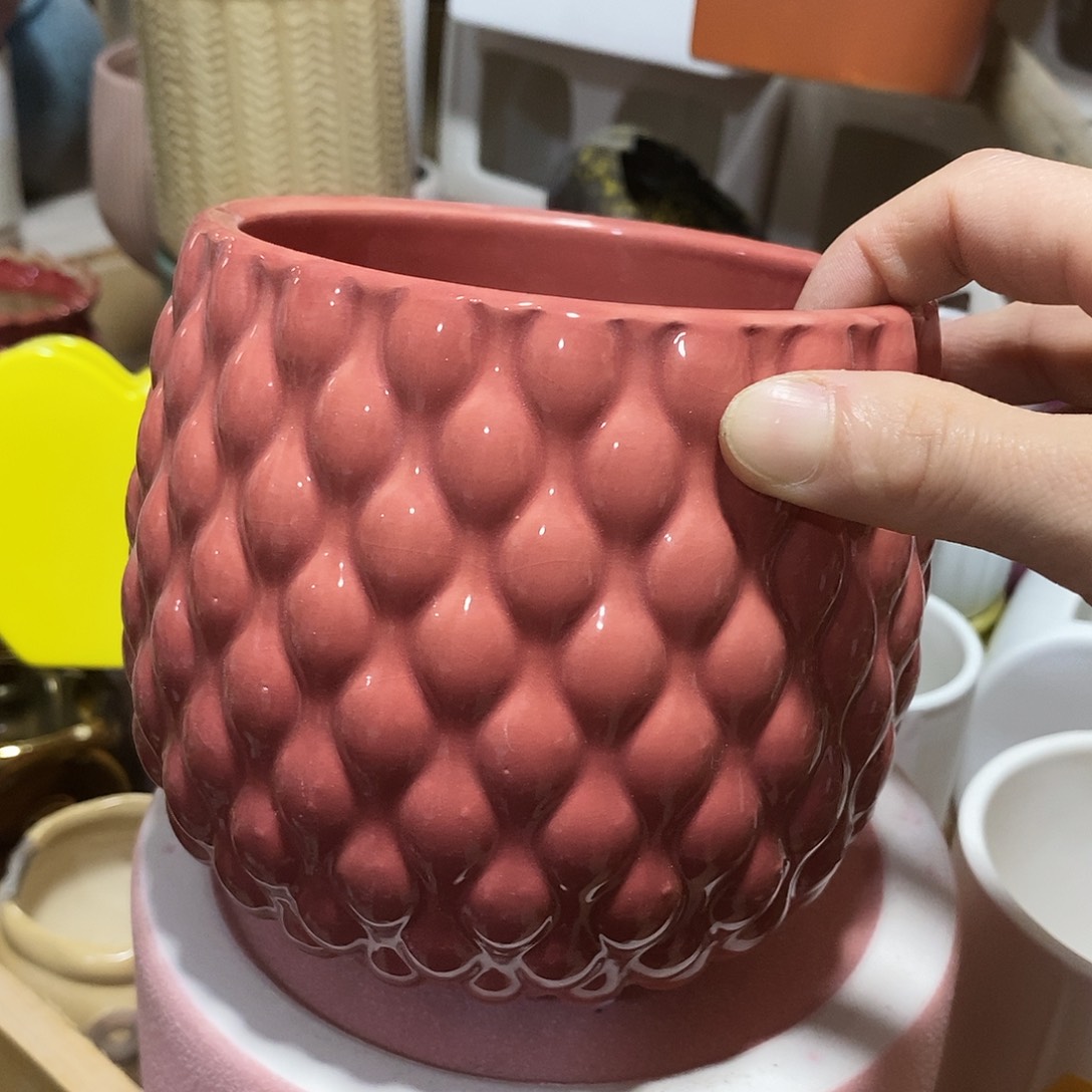 陶杯子陶盆有孔 瑕疵介意勿拍