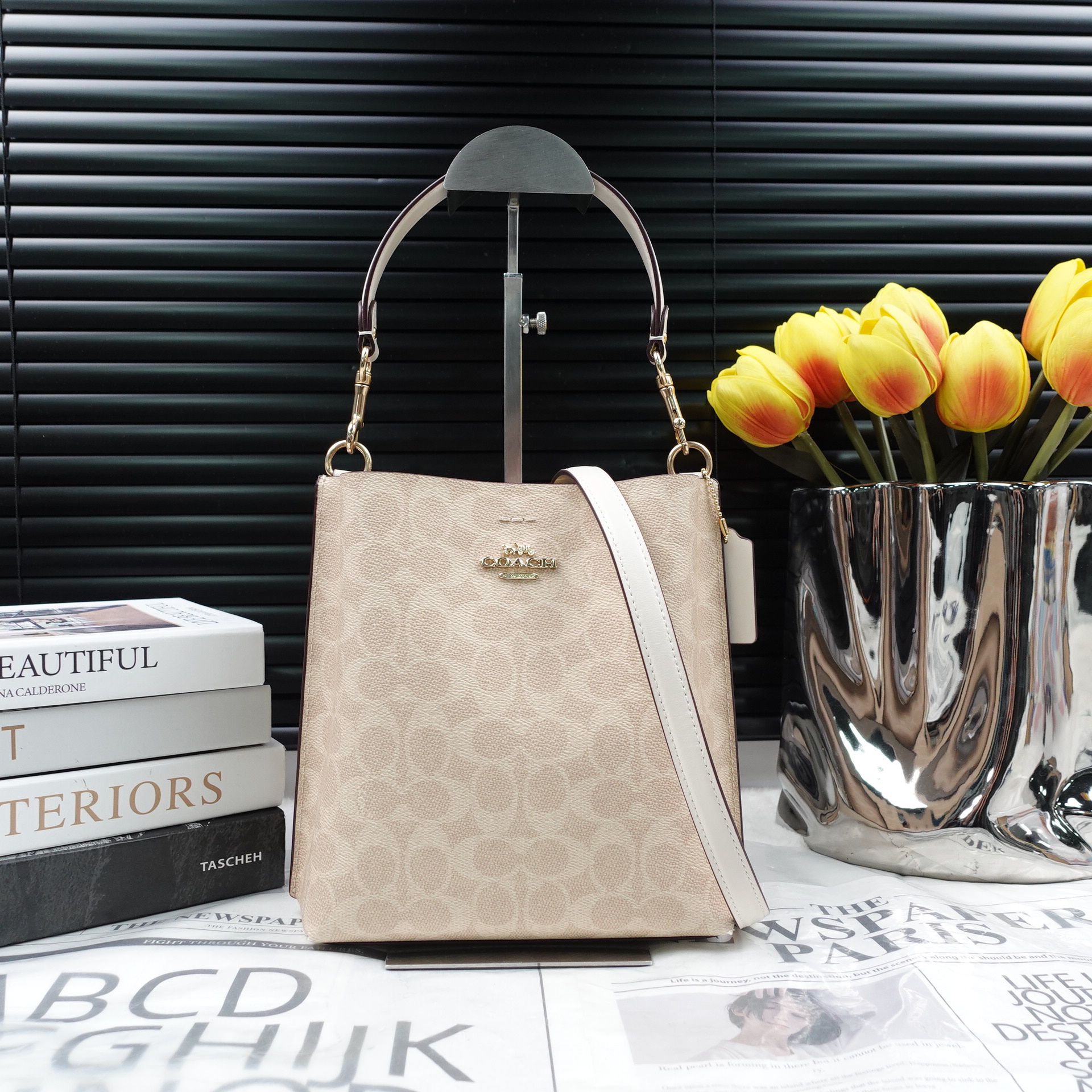 95新 COACH/蔻驰 单肩包/T10338706