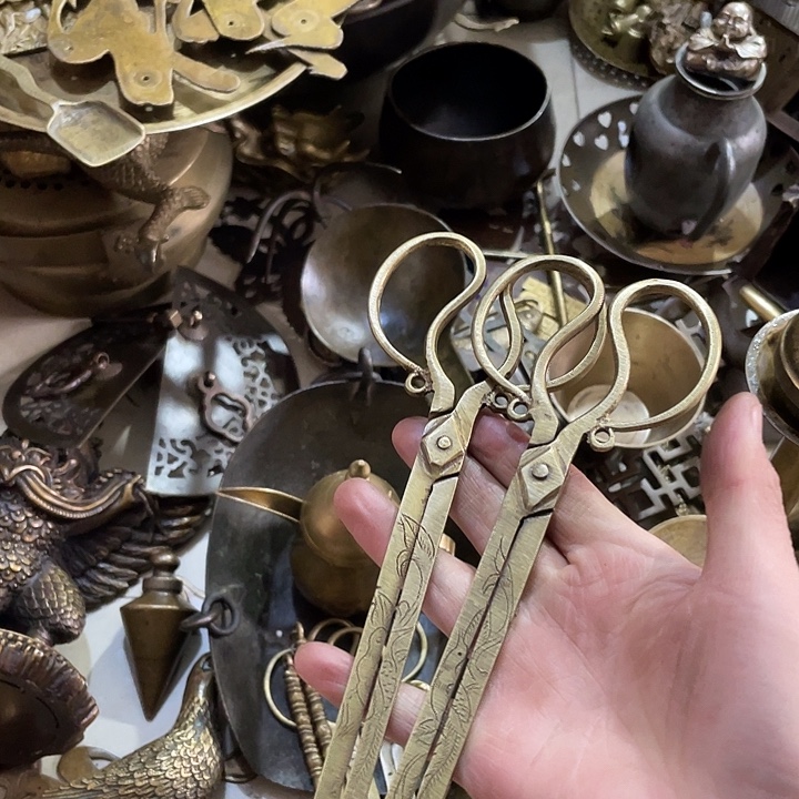 老式铜件古朴典雅大方两个