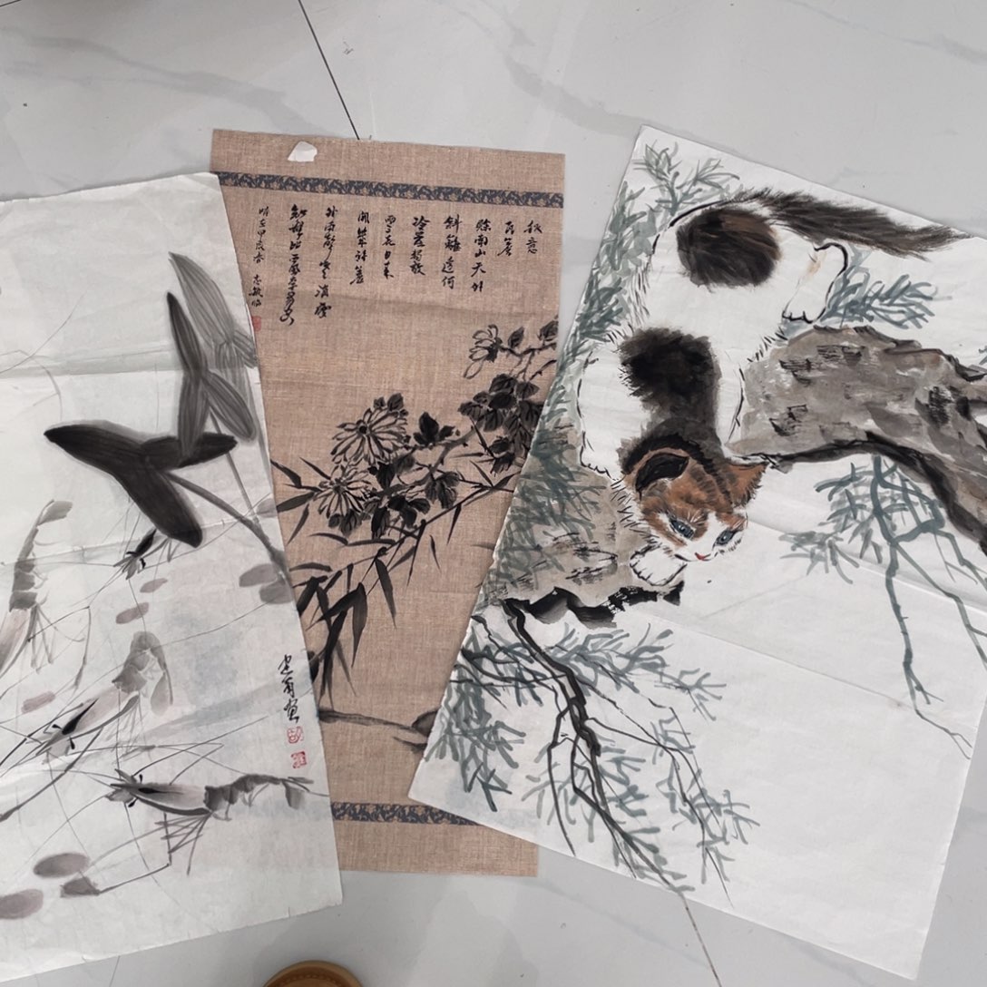 ？***国画微瑕无落款绘画