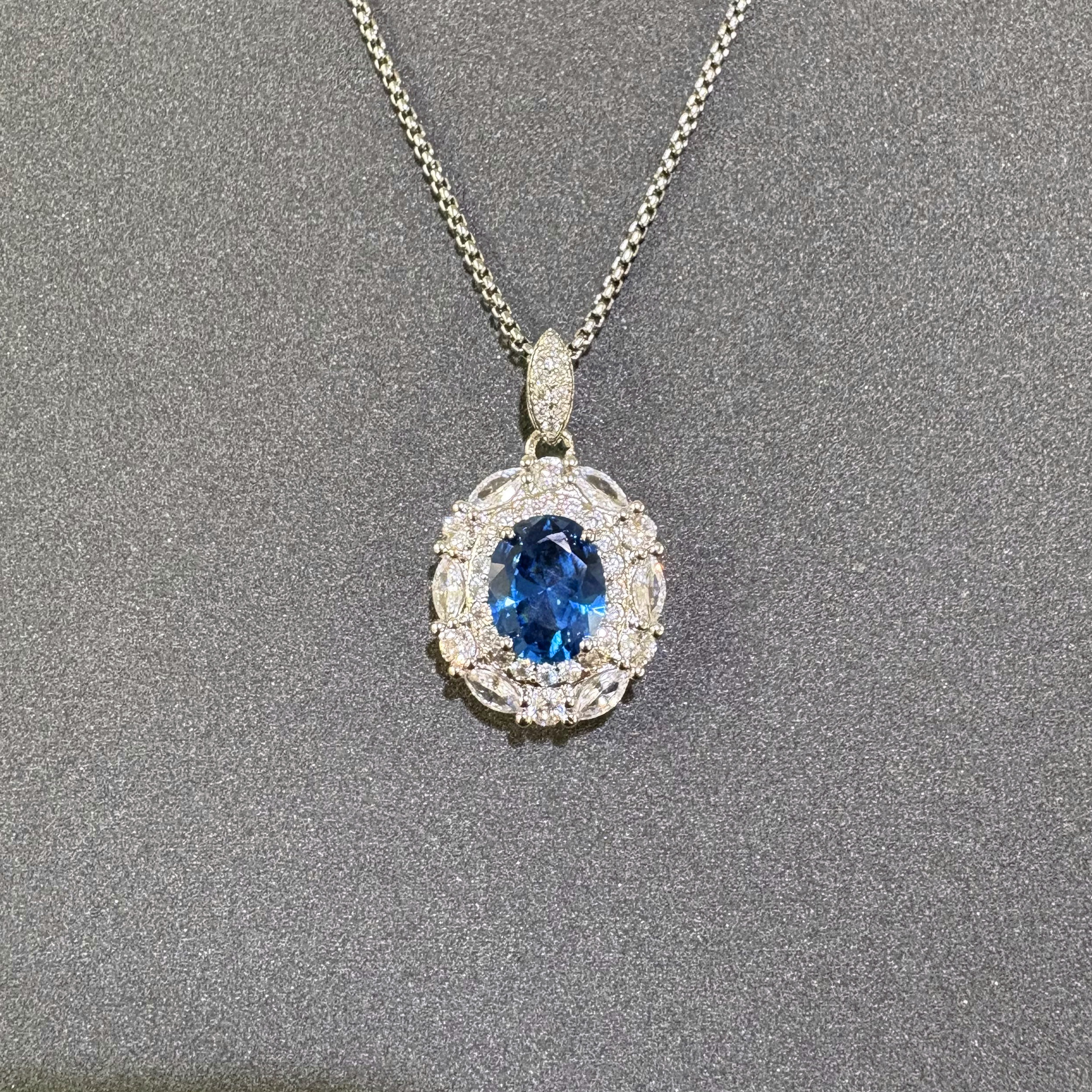 【高级定制】高贵典藏级蓝宝石吊坠222