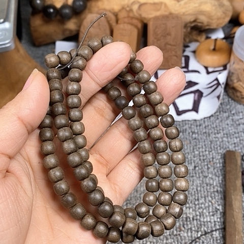 檀香木手串/手链老山檀香阴沉6/7/108老型珠