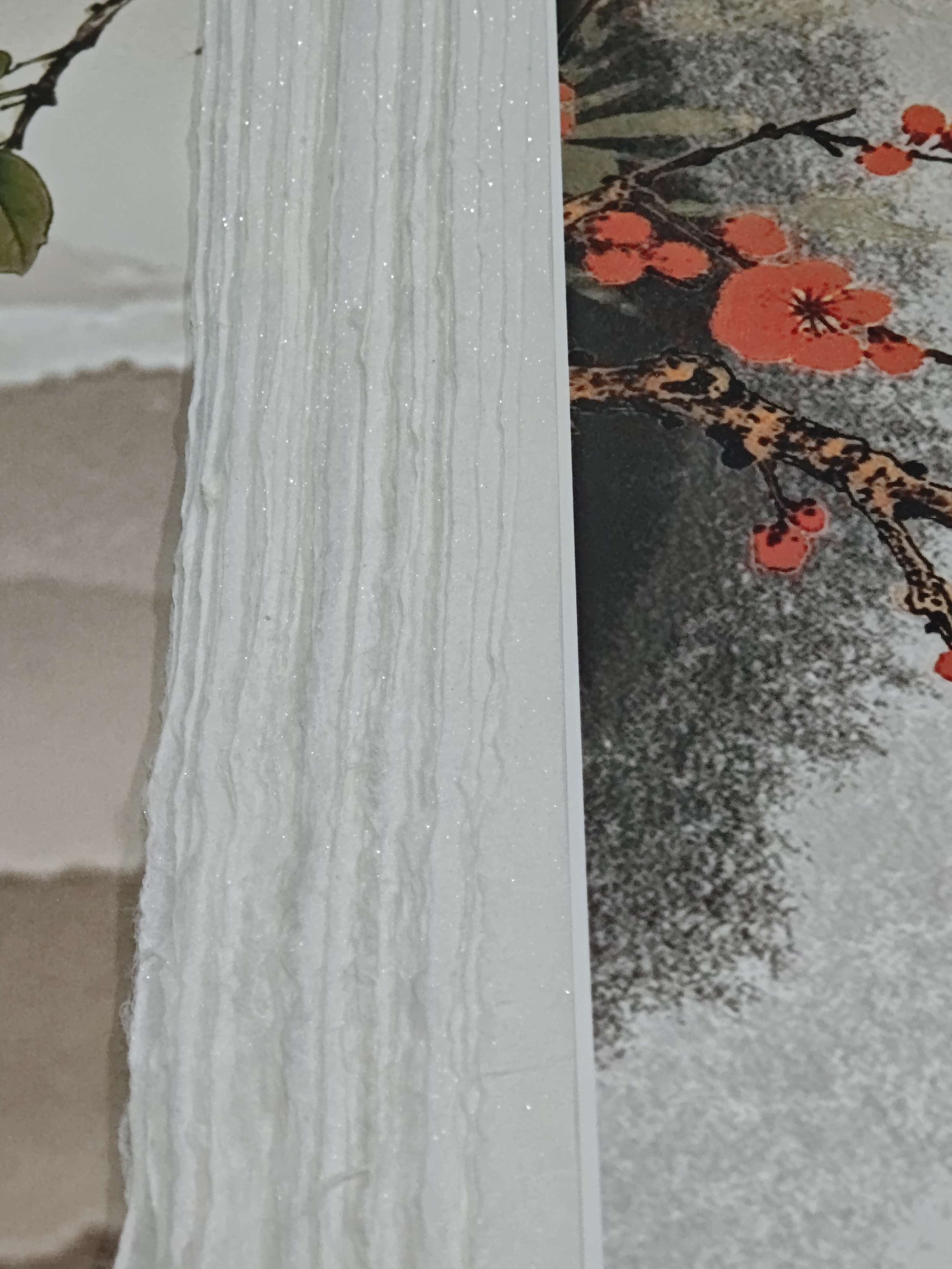 辉宏050；四尺整张纯手工孤品级“珍珠白桑蚕丝”清水云龙50张