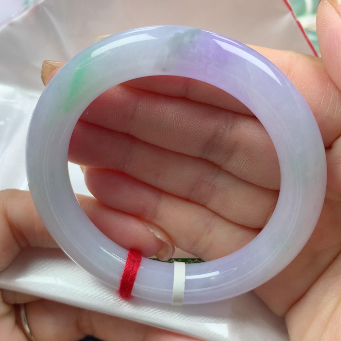 未镶嵌手镯翡翠缅甸天然翡翠54圈