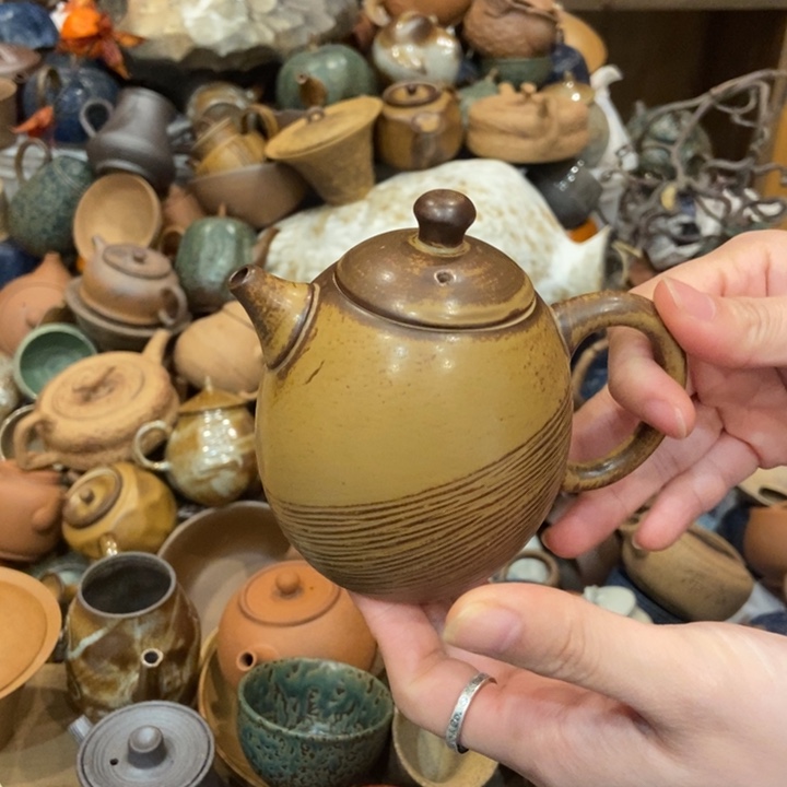 柴烧老岩泥高端茶器