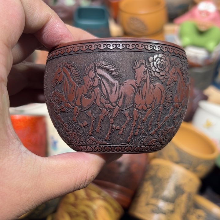 茶杯紫砂宜兴紫砂主人杯