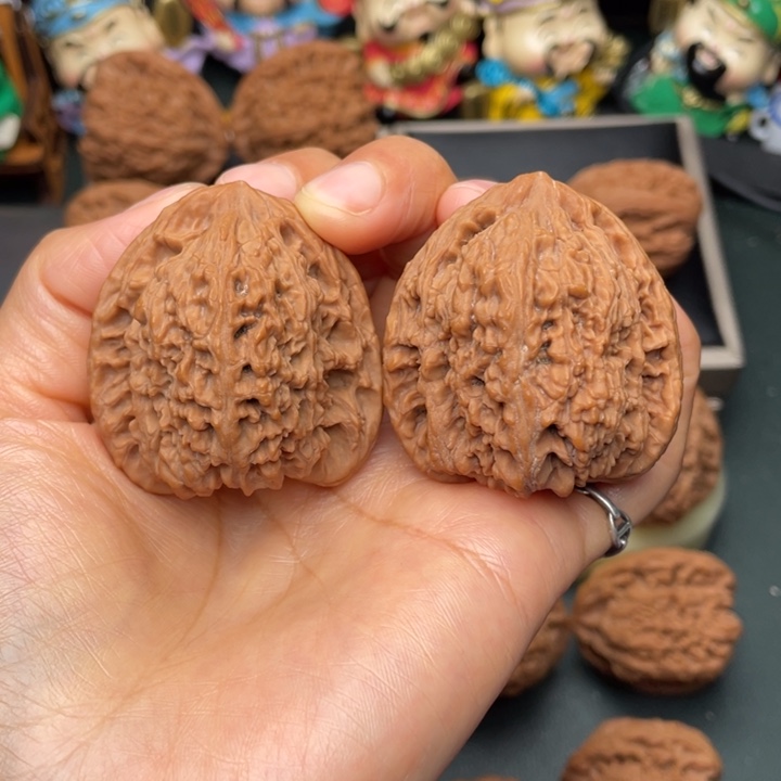 吊坠文玩核桃434045尺三角拉丝大高炮