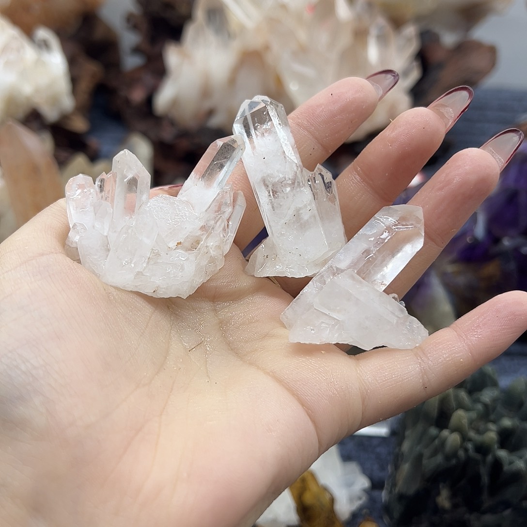 一***奇银S925镶嵌珠宝半成品水晶
